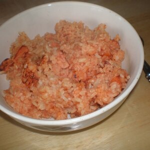 お弁当レシピ　魚肉ソーセージのケチャップライス